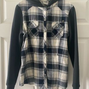 Harley-Davidson Long Sleeve Flannel Hoodie